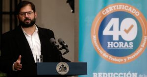 Presidente Boric y Sello 40 Horas: 