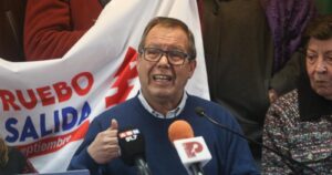 Presidente DC y voto Rechazo de Eduardo Frei: 