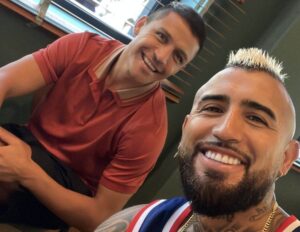 Arturo Vidal comparte imagen con Alexis Sánchez tras dejar el Inter: 