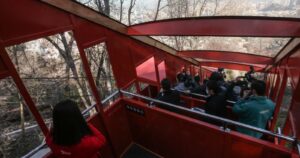 Minvu y Parquemet reabren el funicular del cerro San Cristóbal tras dos años de mejoras