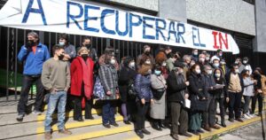Profesores protestan contra hechos de violencia y agresiones en el Instituto Nacional
