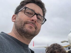 El mesurado festejo del actor Pablo Díaz tras el triunfo del Rechazo: 