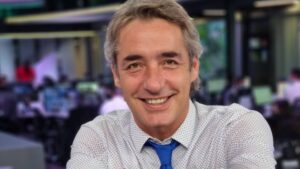 El tour que realizó José Luis Repenning en su primer día en Canal 13