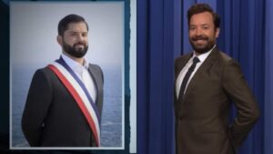 Boric reacciona a broma de Jimmy Fallon: 