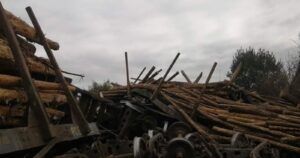 Indagan participación de terceros en descarrilamiento de tren con carga forestal en La Araucanía