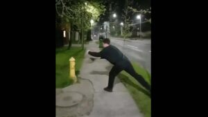 Fiscalía Oriente identificó a joven que destruyó un grifo en Las Condes