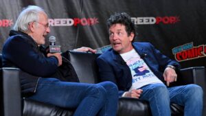 El emotivo reencuentro de Christopher Lloyd y Michael J. Fox a 37 años de 