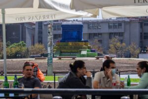 El plan de contingencia en el centro de Santiago para el 18-O