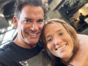 Los emotivos registros del encuentro entre Cristián de la Fuente y su hija Laura