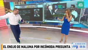 VIDEO - El chascarro que sufrió Karen Doggenweiler en Mucho Gusto: 