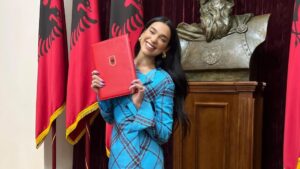 Dua Lipa recibió la ciudadanía de Albania: 