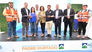Aguas Andinas inaugura nueva Planta Padre Hurtado para robustecer el suministro de agua potable en la zona oriente de la RM