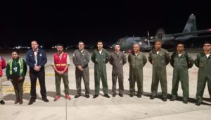 Arriba al país avión C-130 desde Brasil para apoyar el combate a los incendios forestales