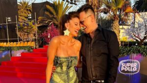 Yamila Reyna impactó con vestido reciclado en la previa de la Noche Cero