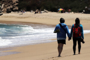 Las 11 playas con prohibición de baño debido a la fragata portuguesa