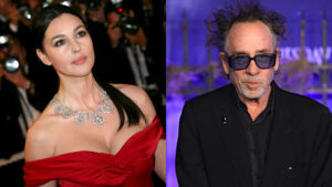 Llevarían cuatro meses: aseguran que Monica Belucci y Tim Burton habrían iniciado una relación