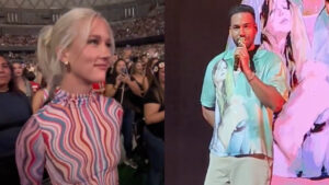 VIDEO - Romeo Santos coqueteó con Vesta Lugg en pleno concierto