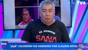 Jajá Calderón cuenta el chiste que provocó la ira y la agresión de Claudio Reyes