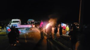 VIDEOS - Paro en Calama comenzó con el bloqueo de distintas rutas