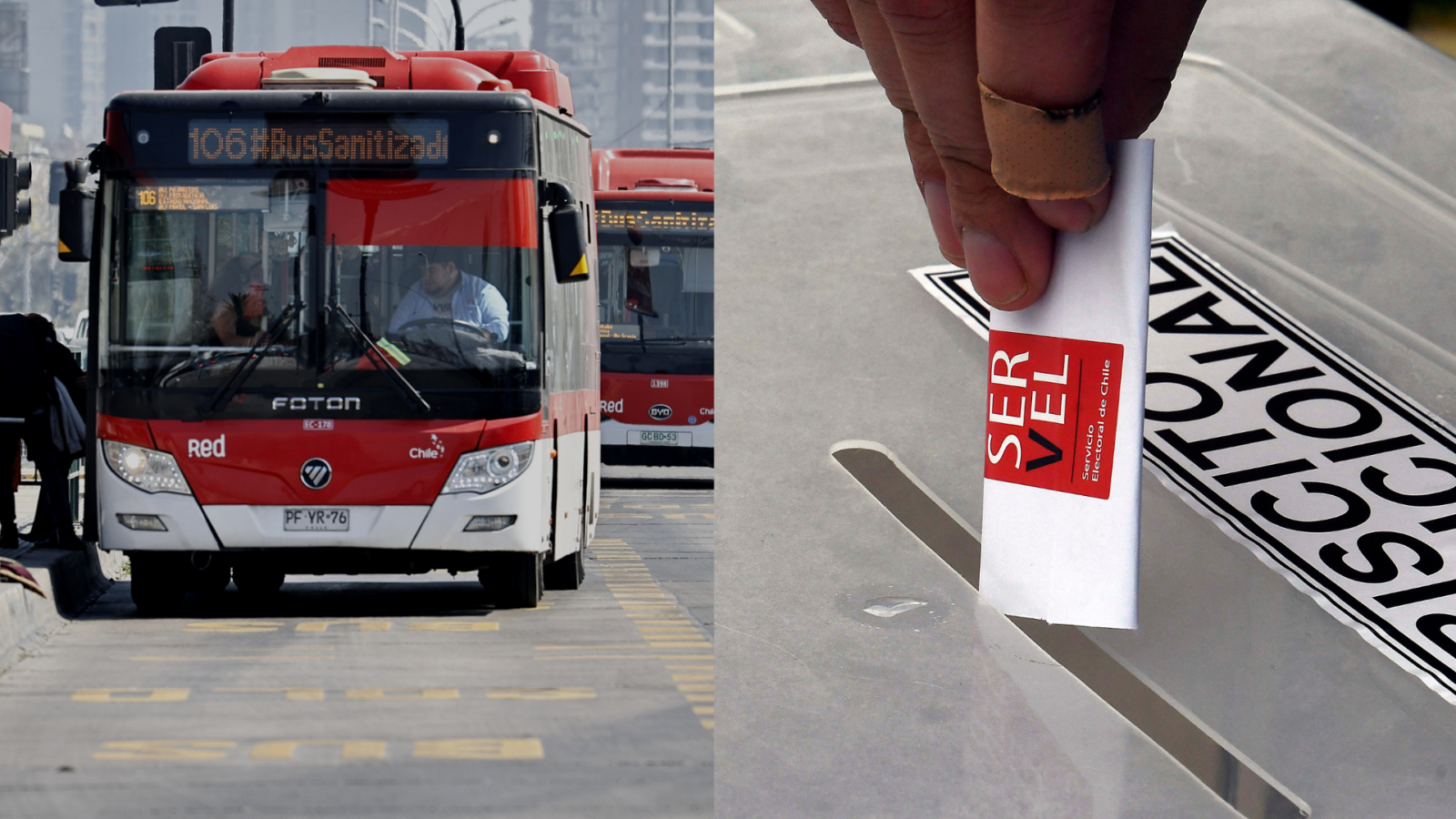 Transporte público para elecciones de consejo constitucional