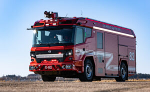 Todos los detalles del inédito carro eléctrico que el Cuerpo de Bomberos de Santiago está a punto de conseguir