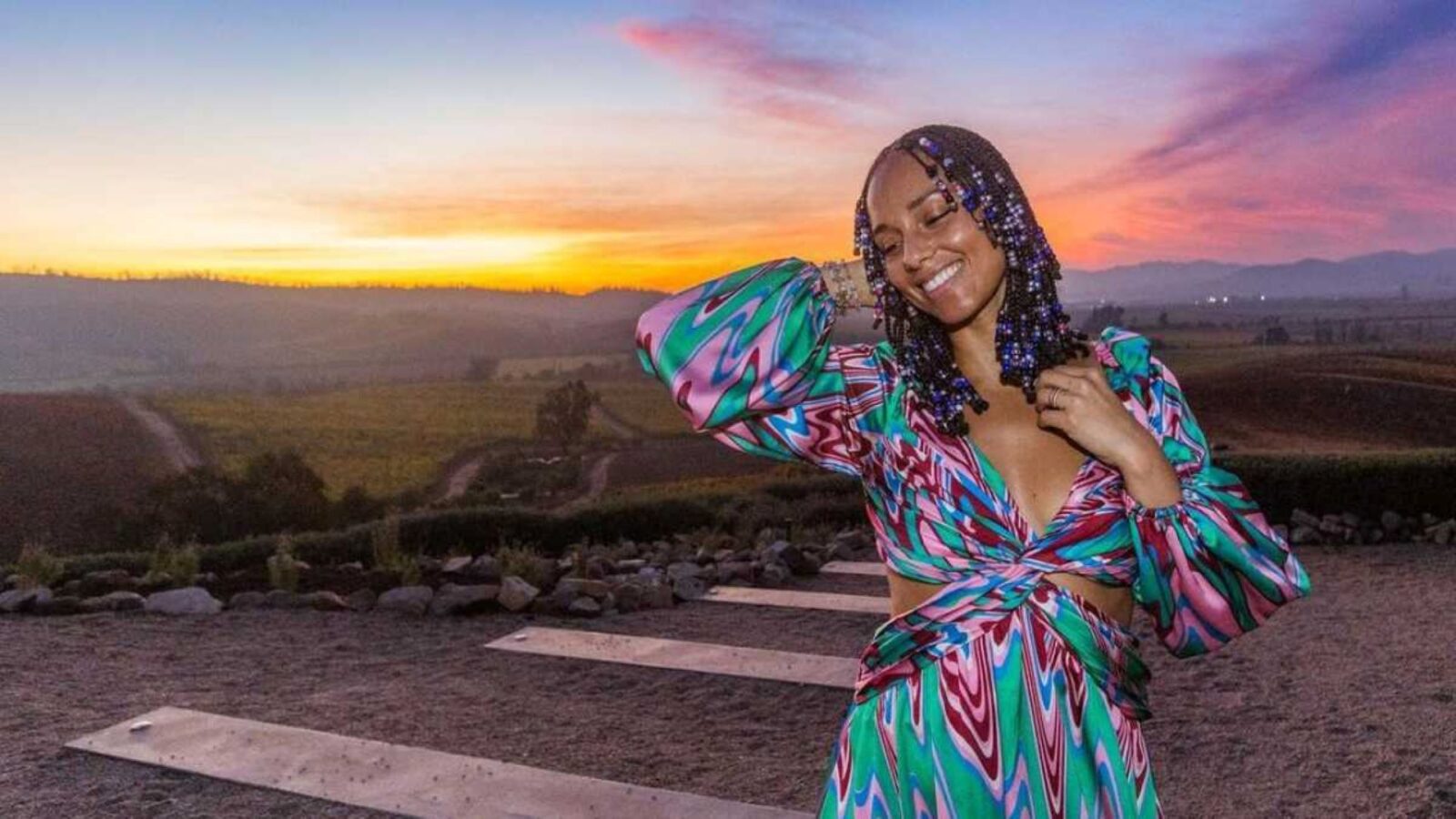 Alicia Keys y sus postales en Chile