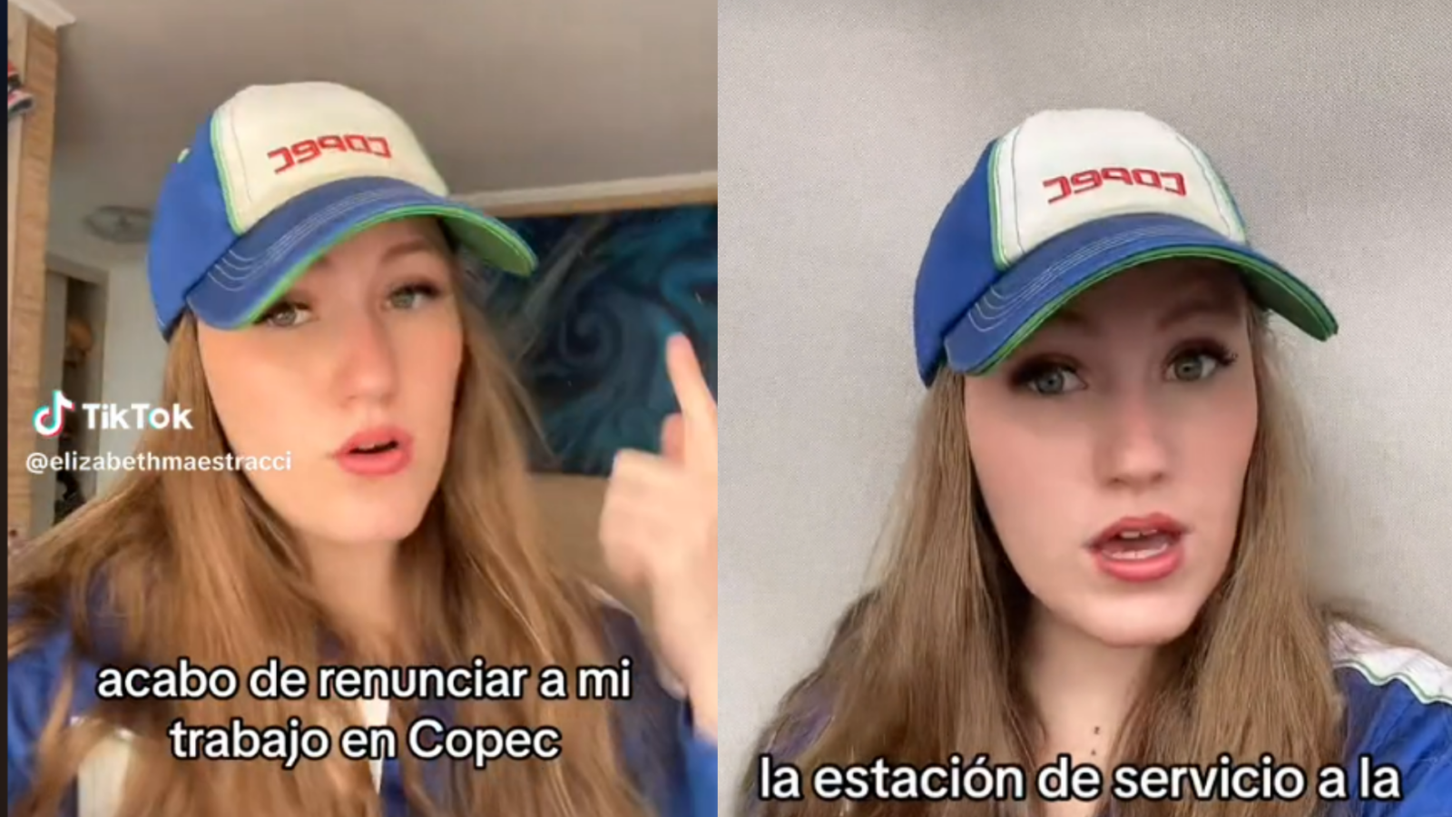 Elizabeth Maestracci tomó la decisión de renunciar a la estación de servicios Copec en la que trabajaba