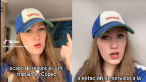 Bombera que se hizo viral en TikTok renunció al servicentro Copec en el que trabajaba