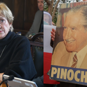 Evelyn Matthei en contra de Pinochet