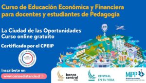 Banco Central abre convocatoria para curso en línea gratuito sobre educación financiera para profesores