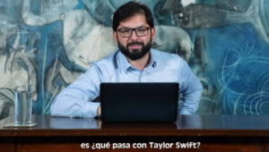 Billboard hace eco de pedido de Boric a Taylor Swift para que venga a Chile
