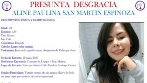 Lo que se sabe de la misteriosa desaparición en Lampa de una joven de 28 años