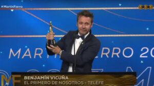 VIDEO – ¿Mensaje para Pampita?: el comentado discurso de Benjamín Vicuña tras ganar un Martín Fierro