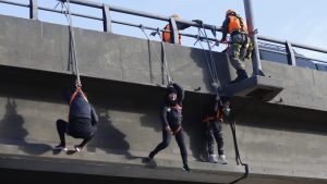 La manifestación que obligó a cerrar la estación Las Torres del Metro de Santiago