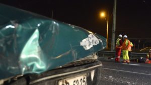 FOTOS - Dos muertos y un lesionado: el saldo que dejó violento choque en la Ruta 5 Norte