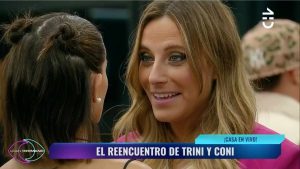 VIDEO - Qué le dijo Trini a Coni en su visita express a Gran Hermano y cómo reaccionó