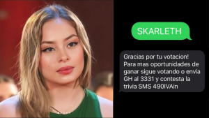 “No se confíen”: los llamados para votar por Skarleth al 3331 en Gran Hermano