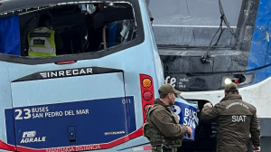FOTOS y VIDEOS - Seis muertos y una decena de heridos dejó choque de Biotrén con un bus en San Pedro de la Paz