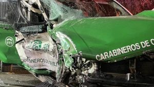 Dos carabineros murieron tras ser chocados por conductor en estado de ebriedad en Los Andes