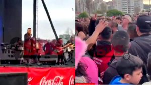 VIDEOS - La pelea que obligó a detener el show de Américo en las fondas de Viña del Mar