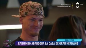 VIDEO - Eliminado con más del 60%: el beso de Raimundo a Alessia antes de abandonar Gran Hermano