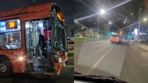 Las cautelares al conductor de bus RED que manejó drogado de La Cisterna a Las Condes