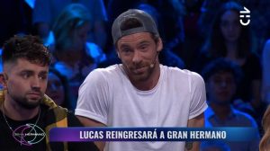 Nadie lo esperaba: Lucas fue elegido por los participantes para volver a Gran Hermano