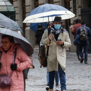 Lluvia en Santiago