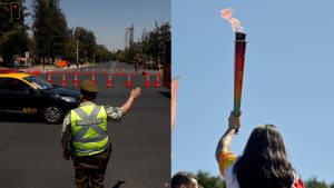 Cortes de tránsito en Santiago por el recorrido de antorcha panamericana: afectará a nueve comunas