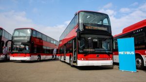 Debutaron los buses de dos pisos: conoce cuál es su recorrido