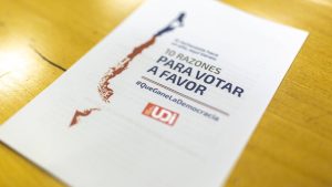 Encuesta Cadem: opción A Favor retrocedió tres puntos tras semanas al alza