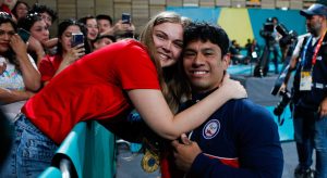 El mejor día de Jorge Carinao: logra oro en Santiago 2023 y le pidió matrimonio a su novia