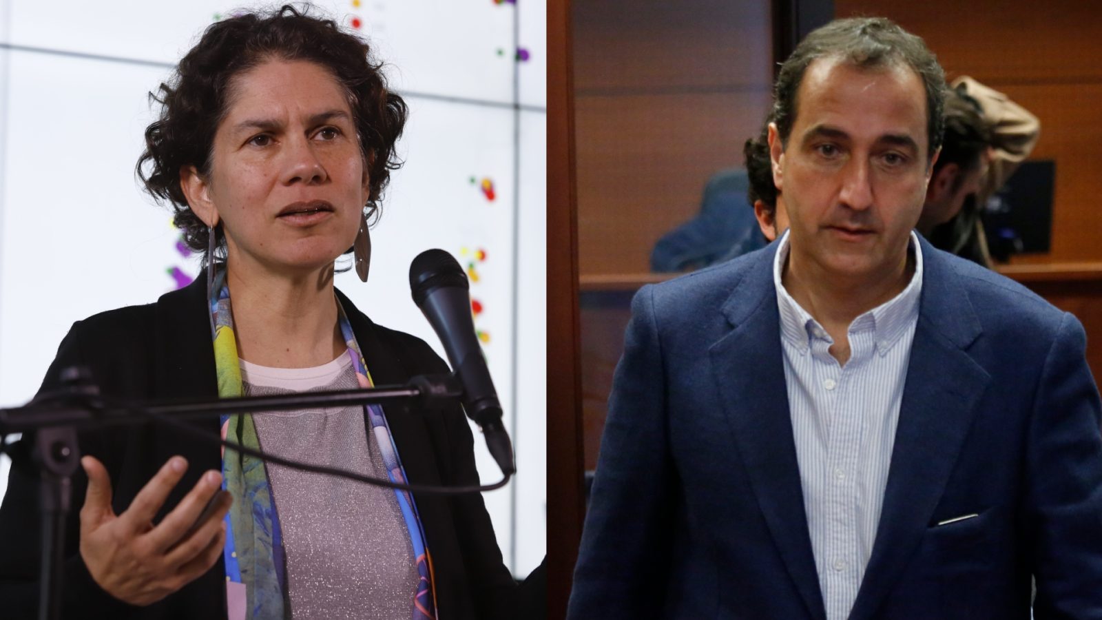 ministra Maisa Rojas y Pablo Zalaquett