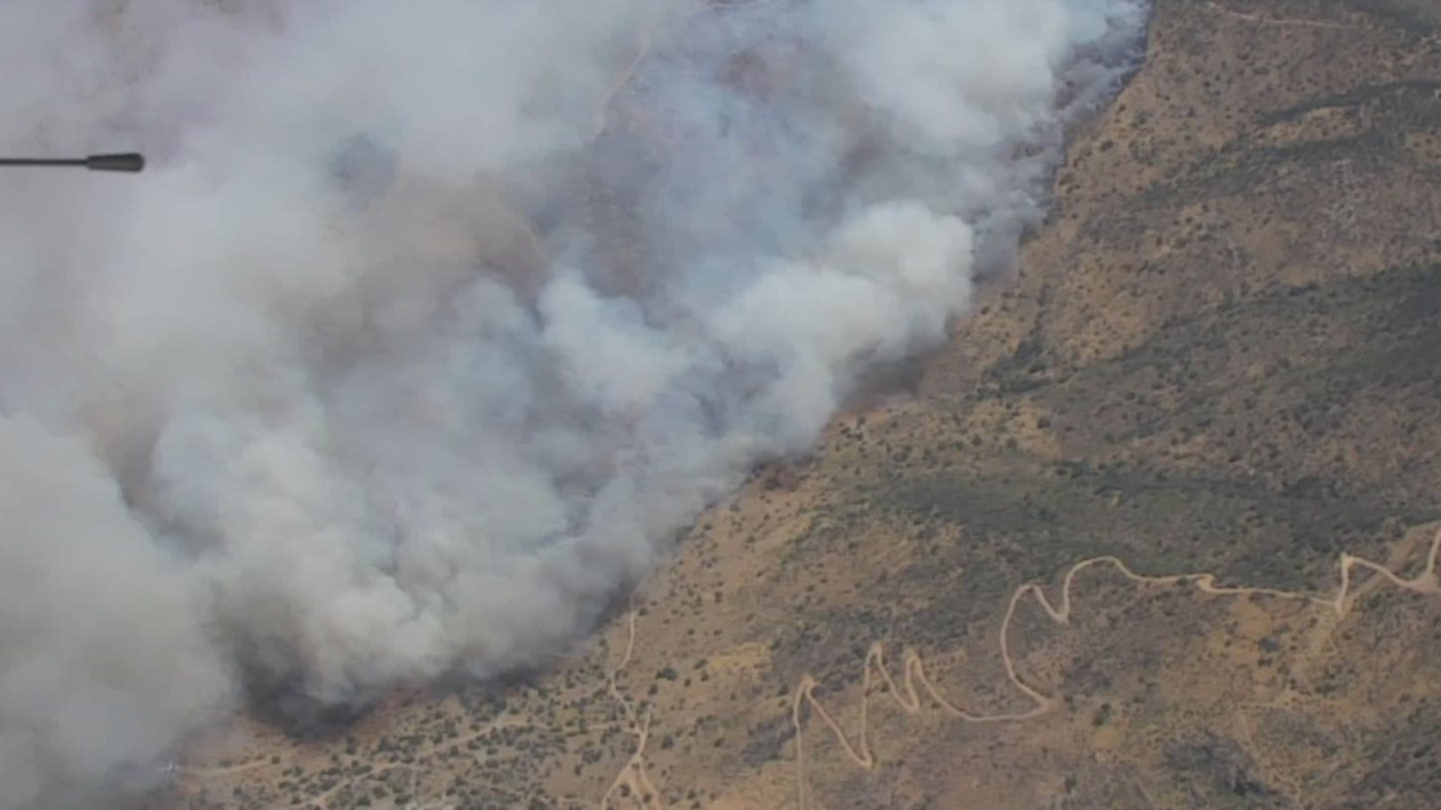 incendio forestal Cuesta Lo Prado